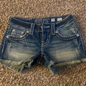 Miss me jean shorts from buckle size 24